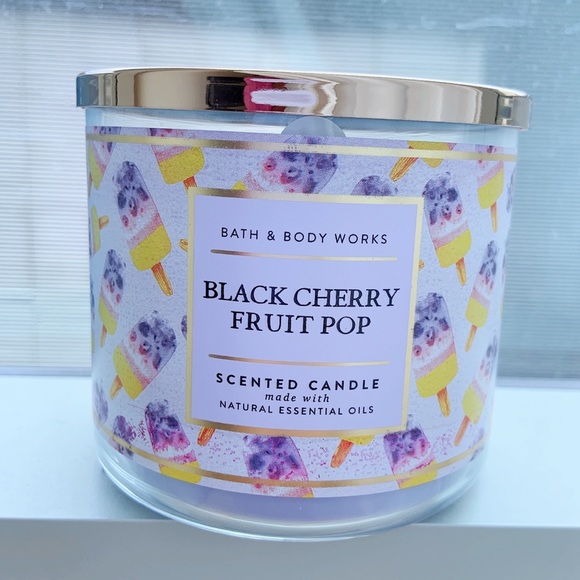 BBW Black cherry fruit pop candle bundle - Picture 2 of 8